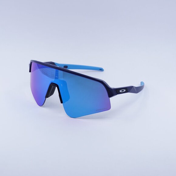 Oakley OO9465 0539 Sunglasses Navy Shield Frame, Prizm Sapphire Lenses - Picture 1 of 9